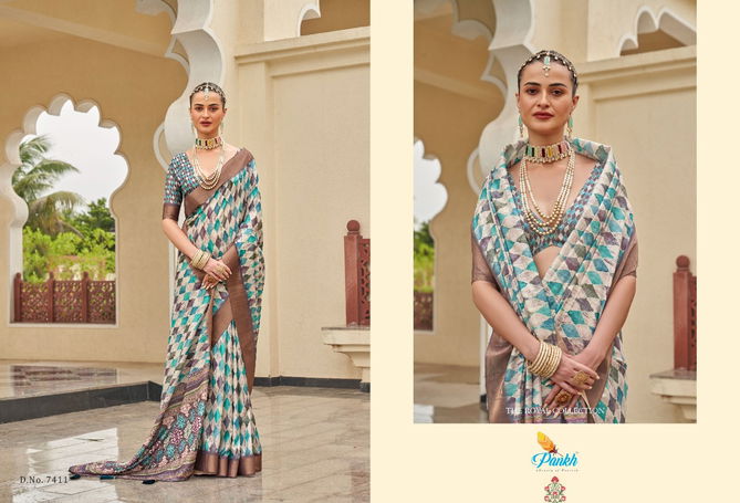 Karvaah Vol2 By Pankh Gotta Sik Designer Saree Catalogue